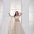 Off White Net Embroidered & Thread Work Semi Stitched Lehenga Choli