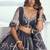 Dark Grey Net Embroidered & Thread Work Semi Stitched Lehenga Choli