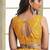 Yellow Net Embroidered & Thread Work Semi Stitched Lehenga Choli