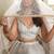 White Net Embroidered & Thread Work Semi Stitched Lehenga Choli