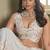 Off White Net Embroidered & Thread Work Semi Stitched Lehenga Choli