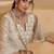 White Net Embroidered & Zari Work Semi Stitched Lehenga Choli