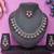 Red rhodium premium designer american diamond and stone work necklace set