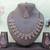 Purple yellow gold premium designer american diamond and stone work necklace set