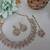 Gold yellow gold premium designer american diamond and stone work necklace set