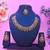 Red yellow gold premium designer american diamond and stone work necklace set