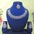 White rhodium premium designer american diamond and stone work necklace set