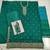 Green Premium Embroidered Vichitra Silk Semi Stitched Salwar Suit