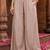 Cream silk blend embroidered kurta pant set with chanderi cotton dupatta