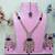Blue yellow gold premium designer american diamond and stone work necklace set