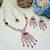 Maroon rose gold premium designer american diamond and stone work necklace set