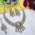 Gold yellow gold premium designer american diamond and stone work necklace set