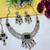 Green yellow gold premium designer american diamond and stone work necklace set