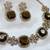 Green yellow gold premium designer american diamond and stone work necklace set