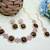 Green rose gold premium designer american diamond and stone work necklace set
