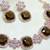 Green rose gold premium designer american diamond and stone work necklace set