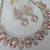 Pink yellow gold premium designer american diamond and stone work necklace set
