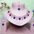 Blue rose gold premium designer american diamond and stone work necklace set