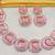 Pink rose gold premium designer american diamond and stone work necklace set
