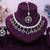 Green rose gold premium designer american diamond and stone work necklace set