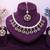 Green rose gold premium designer american diamond and stone work necklace set