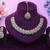 Gold yellow gold premium designer american diamond and stone work necklace set