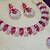 Pink rose gold premium designer american diamond and stone work necklace set