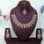 Gold yellow gold premium designer american diamond and stone work necklace set