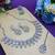 White rhodium premium designer american diamond and stone work necklace set