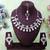 Green rose gold premium designer american diamond and stone work necklace set