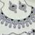 Green rhodium premium designer american diamond and stone work necklace set