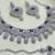 Blue rhodium premium designer american diamond and stone work necklace set