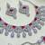 Pink rhodium premium designer american diamond and stone work necklace set