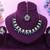 Blue yellow gold premium designer american diamond and stone work necklace set