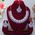 Purple rhodium premium designer american diamond and stone work necklace set