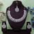 Green rose gold premium designer american diamond and stone work necklace set