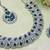 Blue rhodium premium designer american diamond and stone work necklace set