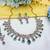Green yellow gold premium designer american diamond and stone work necklace set