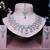 Pink rhodium premium designer american diamond and stone work necklace set
