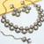 Green yellow gold premium designer american diamond and stone work necklace set