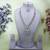 White yellow gold premium designer american diamond and stone work necklace set