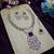 Green rose gold premium designer american diamond and stone work necklace set