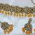 Gold yellow gold premium designer american diamond and stone work necklace set