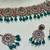 Green yellow gold premium designer american diamond and stone work necklace set