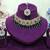 Green yellow gold premium designer american diamond and stone work necklace set