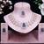 Blue rose gold premium designer american diamond and stone work necklace set