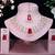 Pink rose gold premium designer american diamond and stone work necklace set