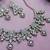 White yellow gold premium designer american diamond and stone work necklace set