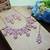 Purple rose gold premium designer american diamond and stone work necklace set