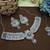 White rhodium premium designer american diamond and stone work necklace set
